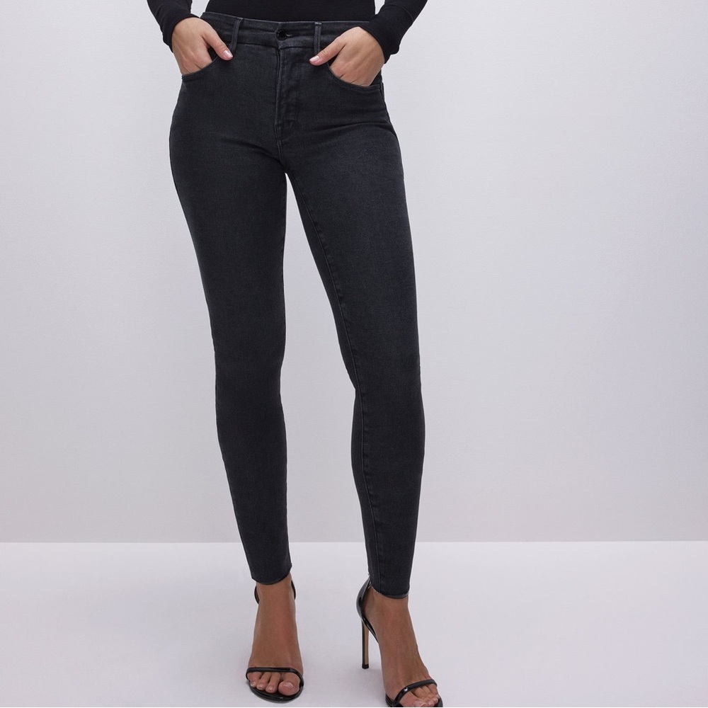Good American Black Skinny Jeans